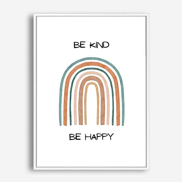Be Kind Be Happy | Canvas Print