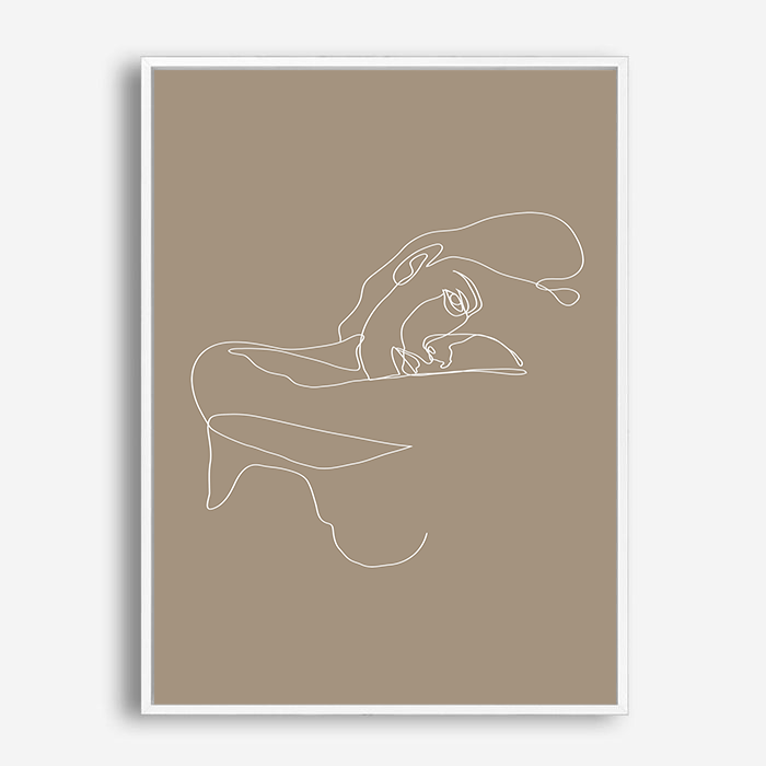 Aggie | Line Art | Canvas Print