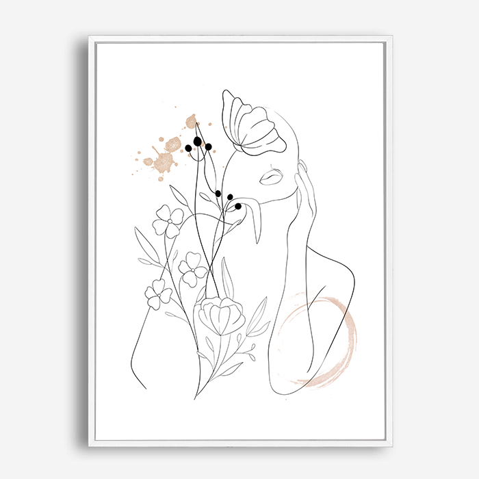 Ailsa | Line Art | Canvas Print