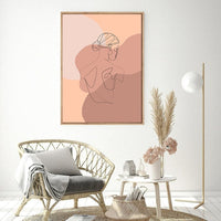 Aura | Line Art | Canvas Print