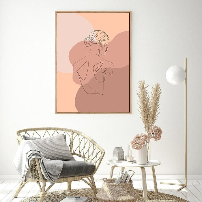 Aura | Line Art | Canvas Print