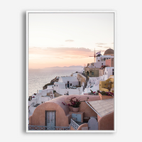 Santorini Sunset | Canvas Print
