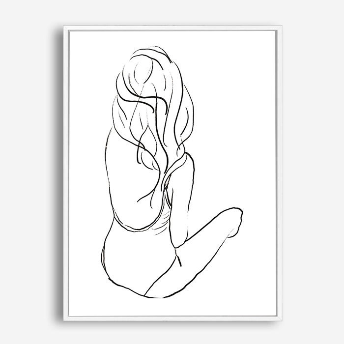 Jelica | Line Art | Canvas Print