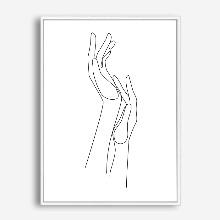 Jordan | Line Art | Canvas Print