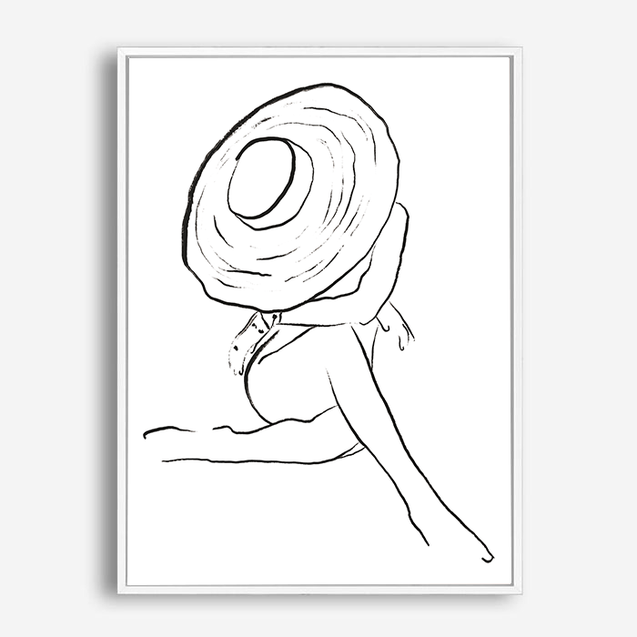 Cilla | Line Art | Canvas Print