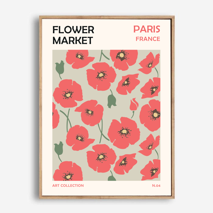 Flower Market | Paris | Canvas Print
