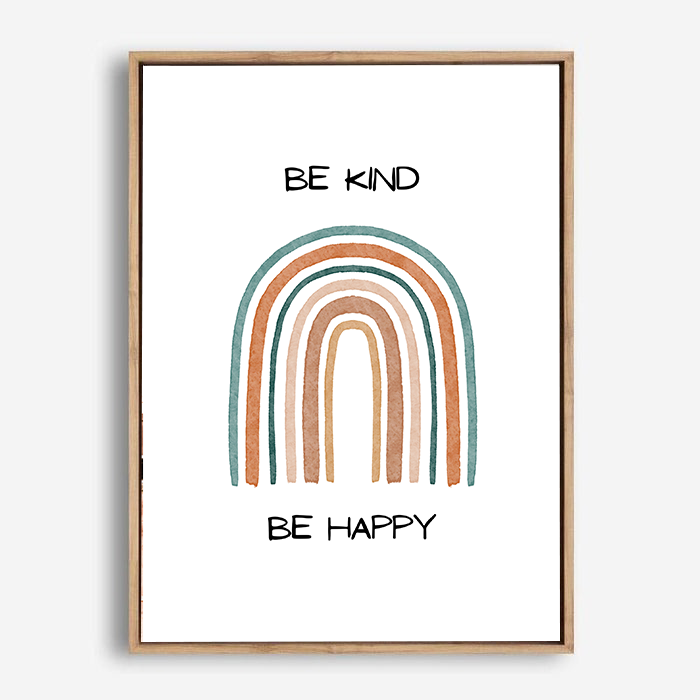 Be Kind Be Happy | Canvas Print