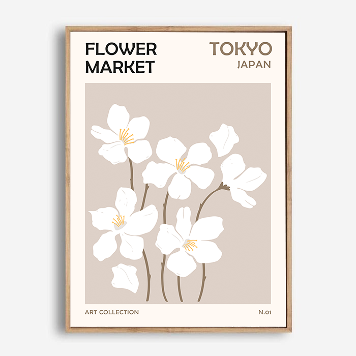 Flower Market | Tokyo | Canvas Print
