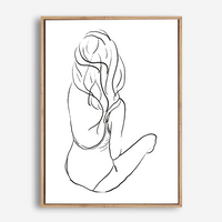 Jelica | Line Art | Canvas Print