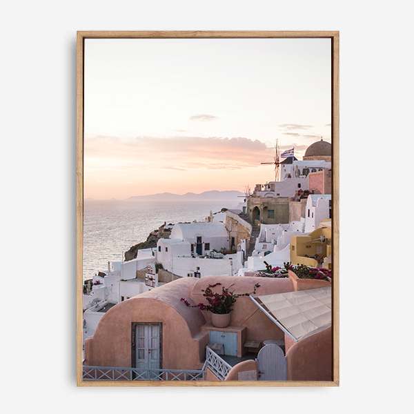 Santorini Sunset | Canvas Print