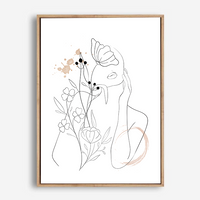 Ailsa | Line Art | Canvas Print