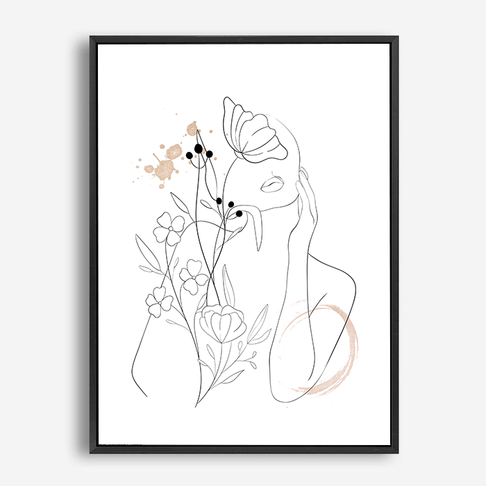 Ailsa | Line Art | Canvas Print