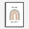 Be Kind Be Happy | Canvas Print