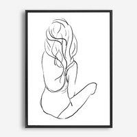 Jelica | Line Art | Canvas Print