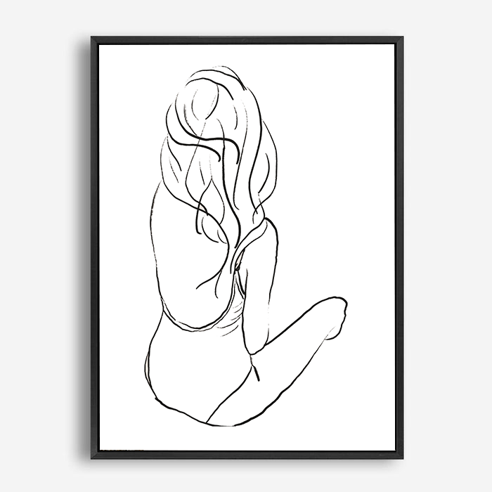 Jelica | Line Art | Canvas Print