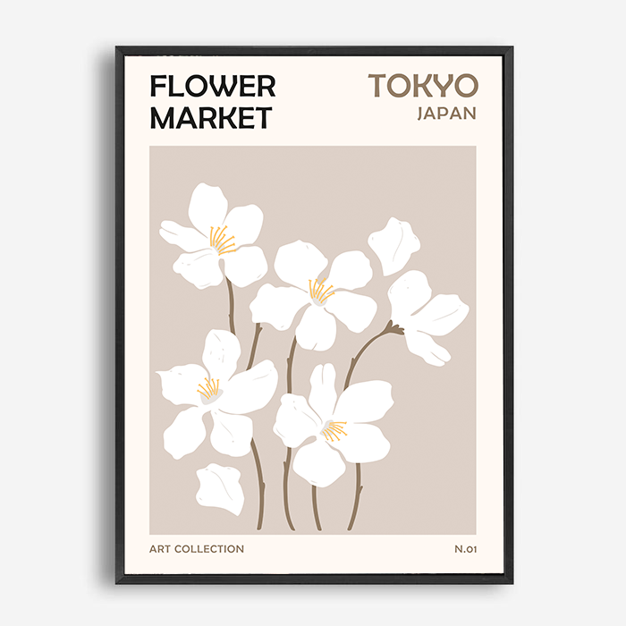 Flower Market | Tokyo | Canvas Print