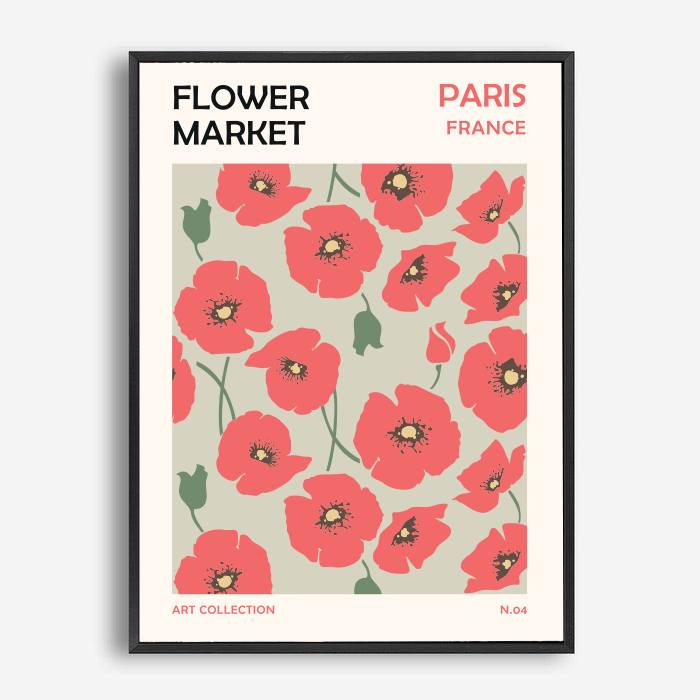 Flower Market | Paris | Canvas Print