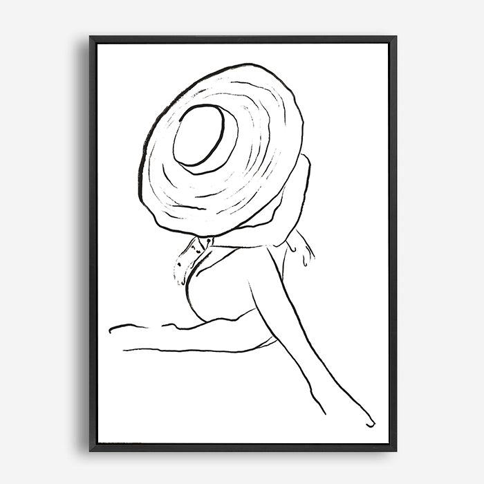 Cilla | Line Art | Canvas Print