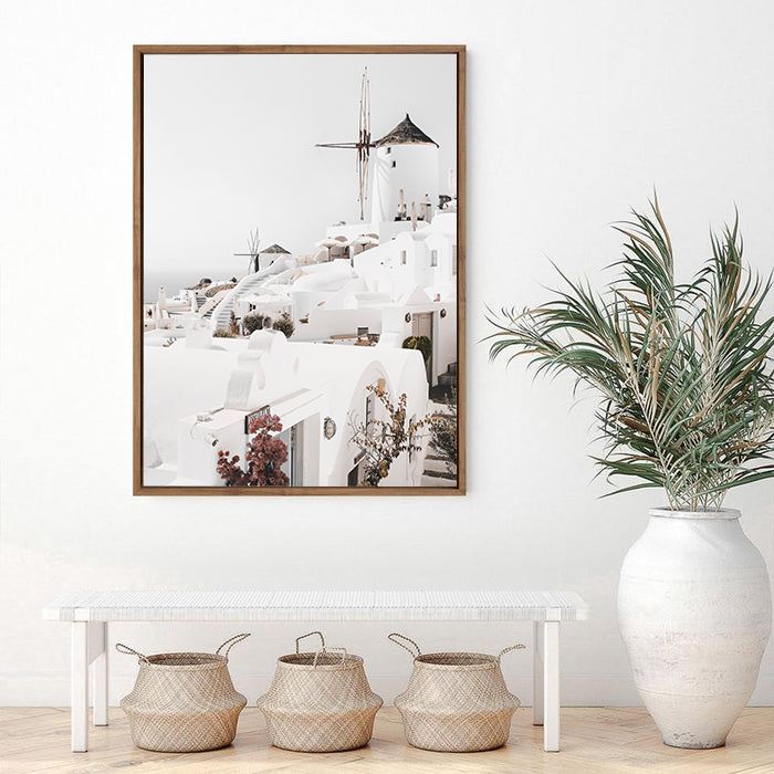 Aiken | Santorini | Canvas Print