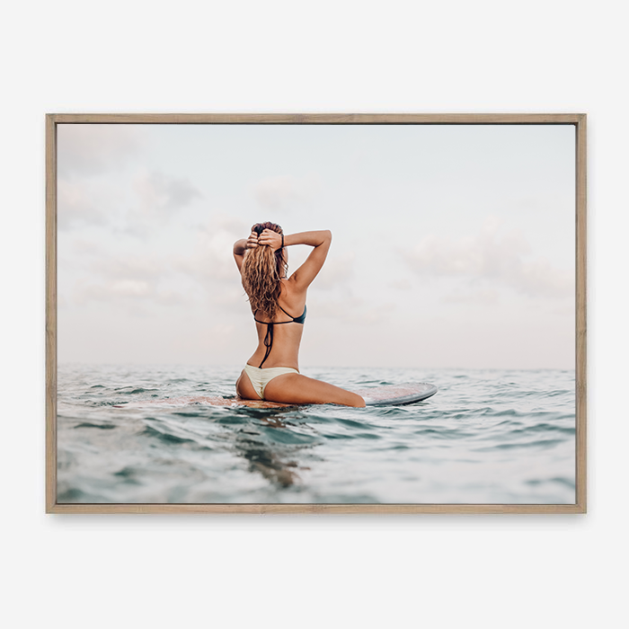 Surf At Sunset | Canvas Print