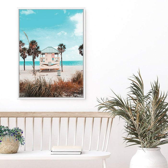 Beach Hut | Canvas Print