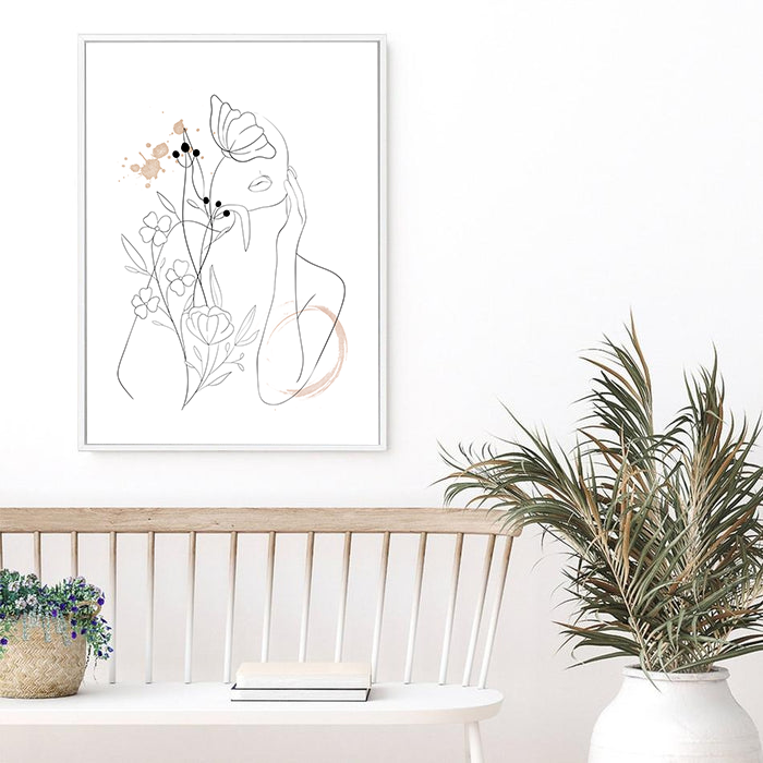 Ailsa | Line Art | Canvas Print