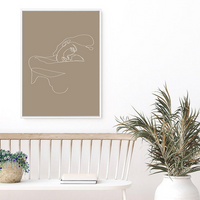 Aggie | Line Art | Canvas Print
