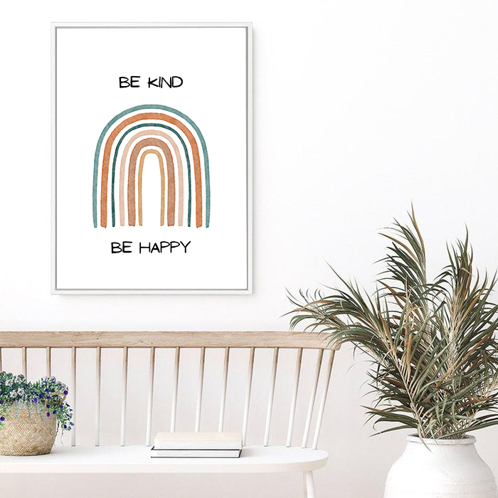 Be Kind Be Happy | Canvas Print