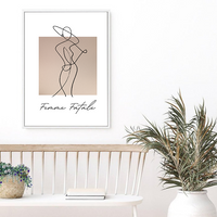 Naomi | Line Art | Canvas Print