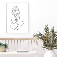 Jelica | Line Art | Canvas Print