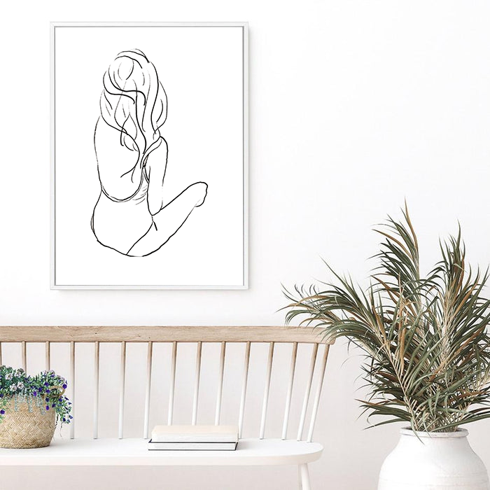 Jelica | Line Art | Canvas Print