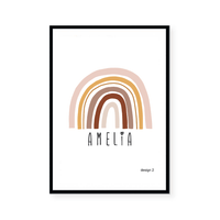 Nursery Rainbow - Girl | Art Print
