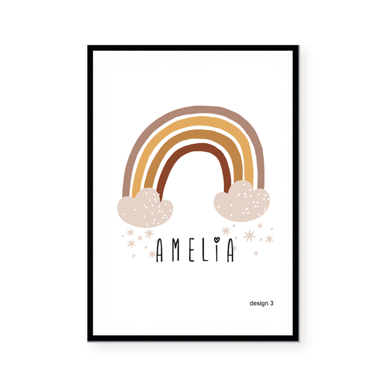 Nursery Rainbow - Girl | Art Print