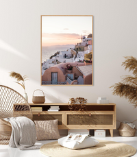 Santorini Sunset | Canvas Print