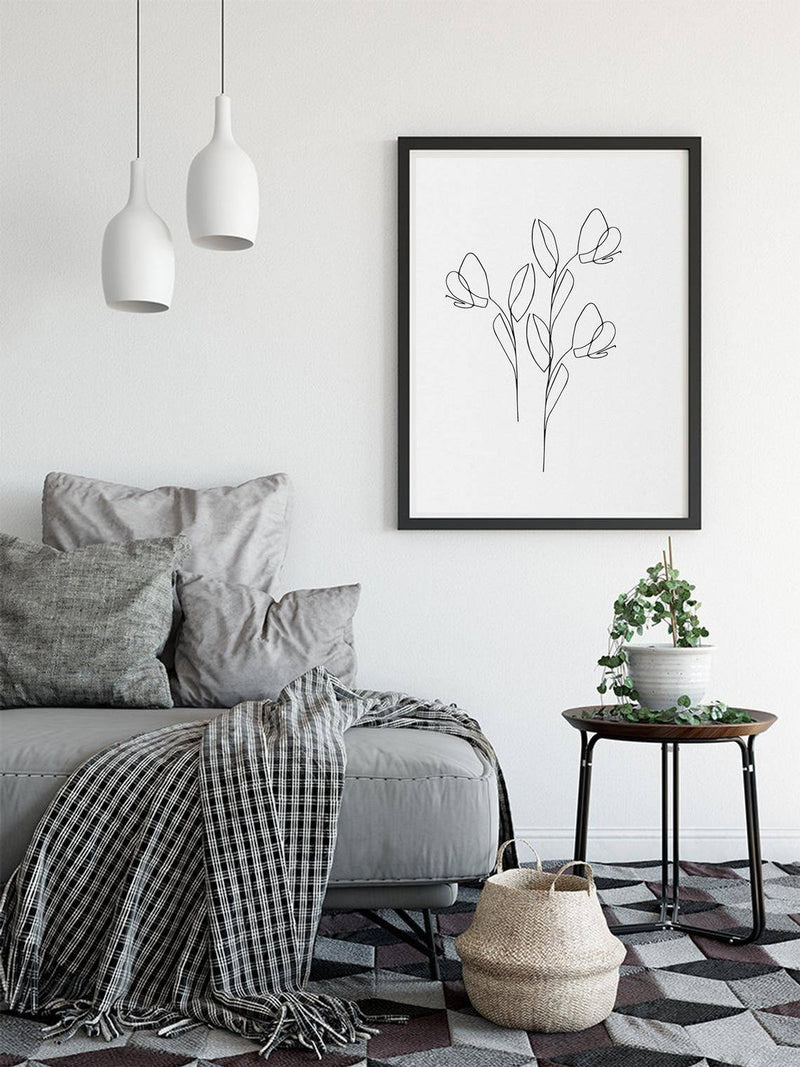 Tulips | Line Art | Art Print