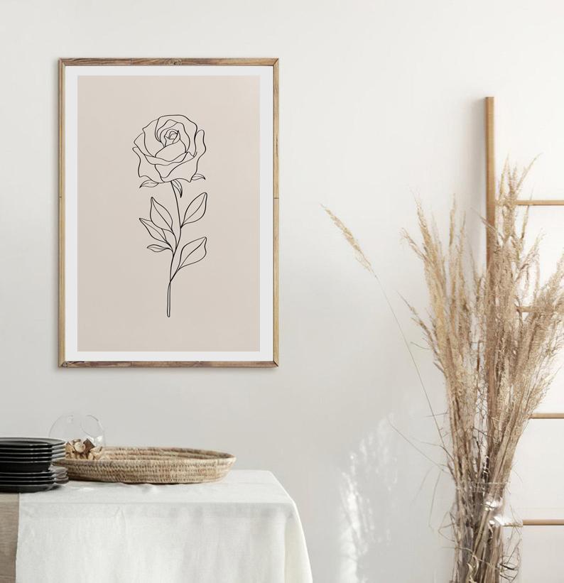 Dama | Line Art |  Art Print