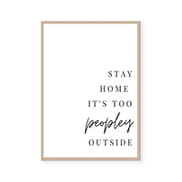 Stay Home | Art Print