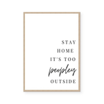 Stay Home | Art Print