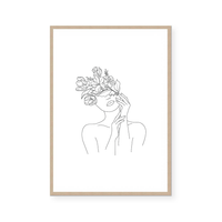 Vasha | Line Art | Art Print