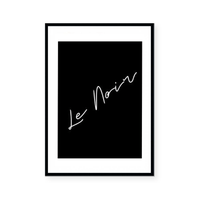 Le Noir | Art Print