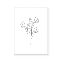 Tulips | Line Art | Art Print