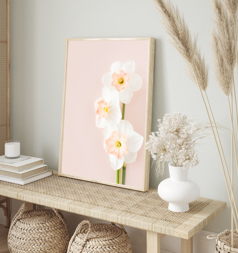 Pink Daffodils I | Art Print