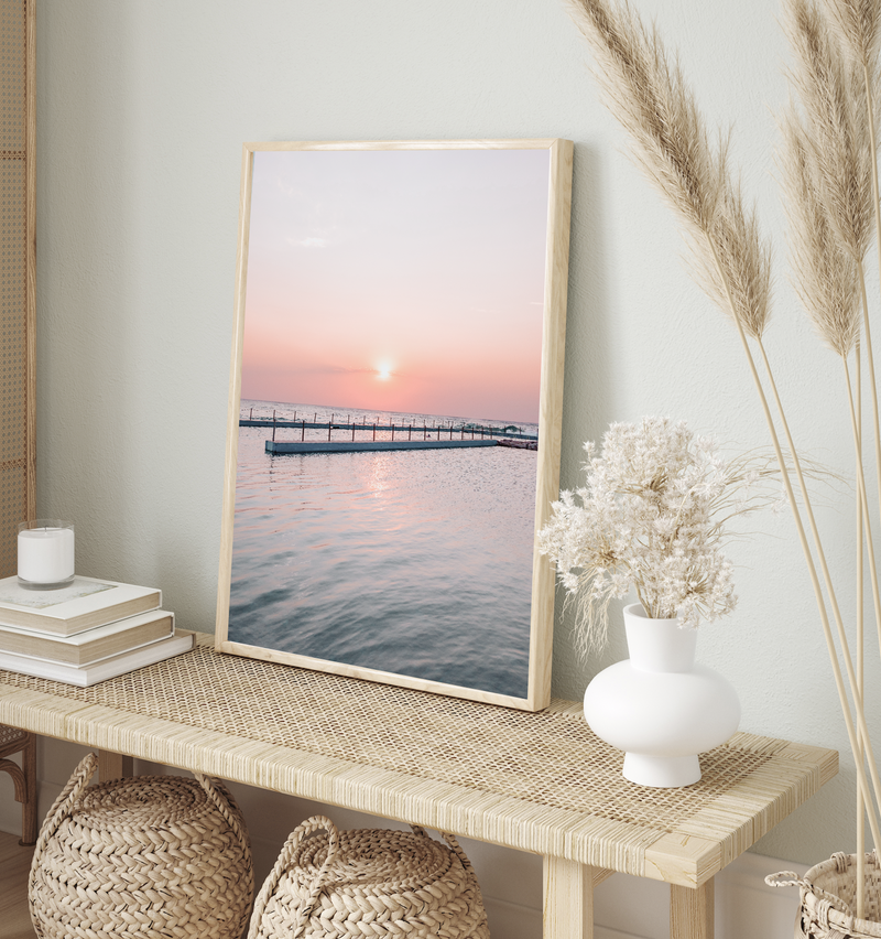 Hazy Sunrise I | Art Print