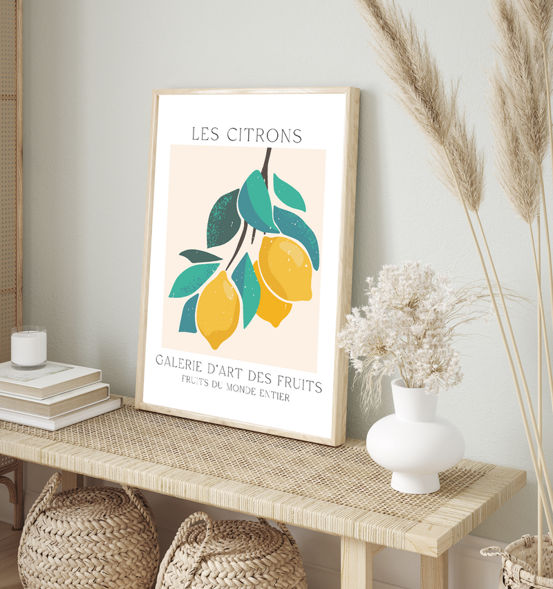 Fruit Market | Lemons | Art Print