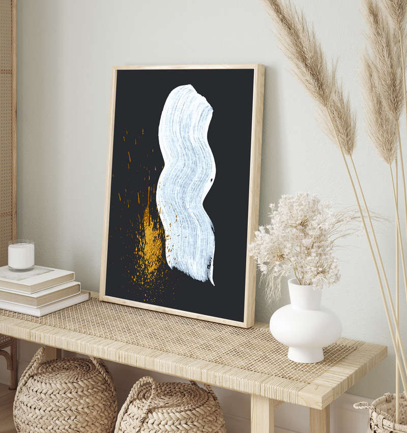 Gold Splatters II | Art Print