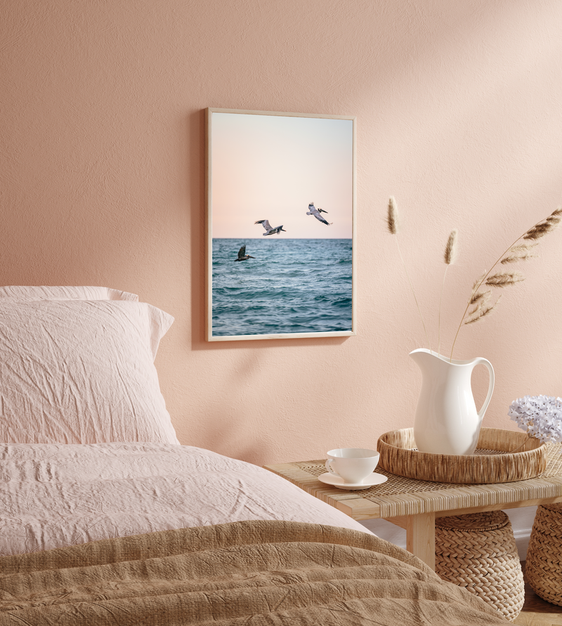 Miami Beach Pelicans | Art Print