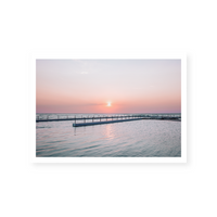 Hazy Sunrise II | Art Print