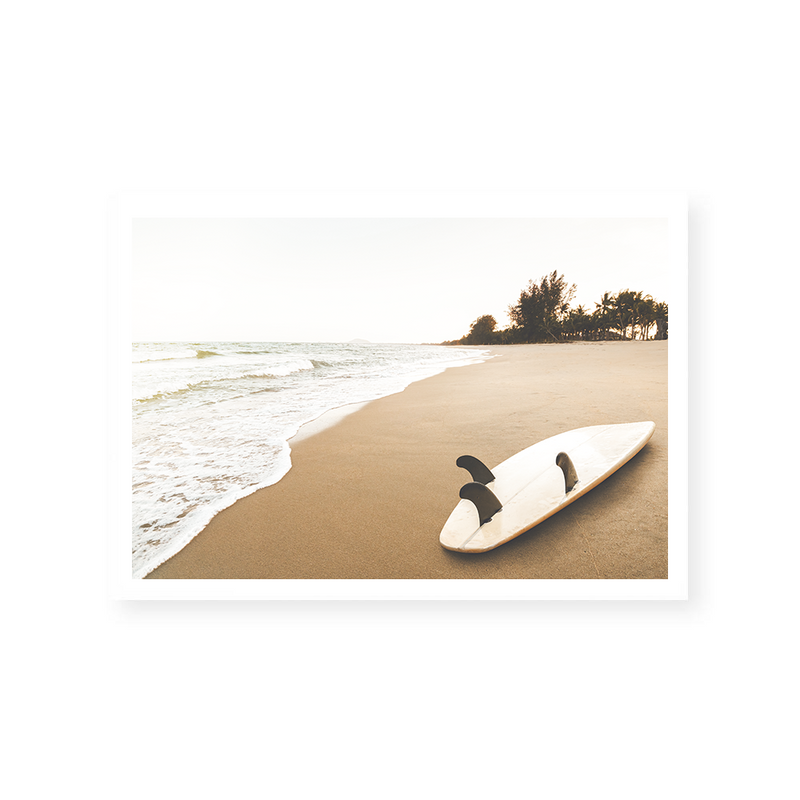 Abandoned Surfboard | Art Print