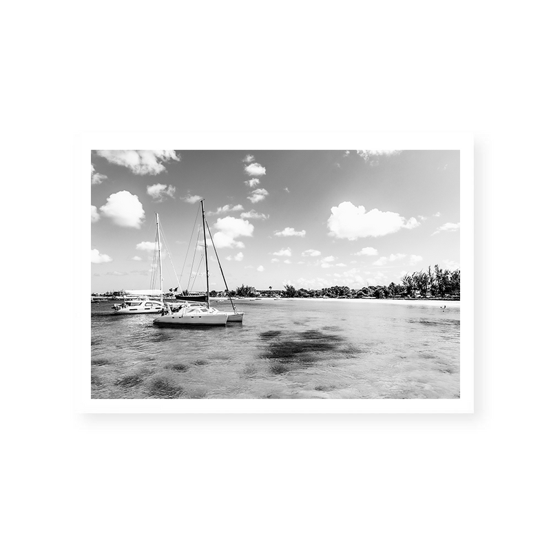 Sailing Yacht | B&W | Art Print