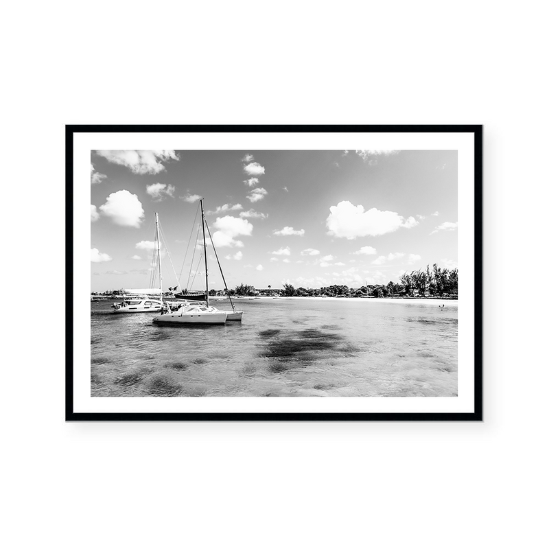 Sailing Yacht | B&W | Art Print